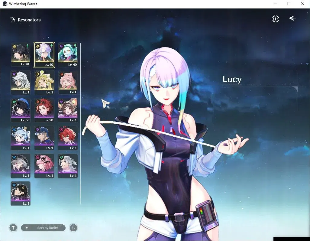 Wuthering Waves Accounts EU |UL 47|2 Limited| Lucy RC 6 + Signature, Rebecc image 2