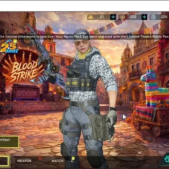 Blood Strike Accounts Collab Skin Asia|Eternal Uzi-Star Chaser Lv 2|2 Ultra(Galil-Knight,FAL-Luchador)|1 Legendary