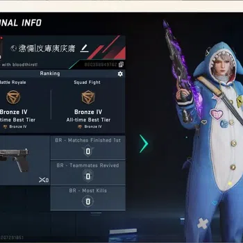 Blood Strike Accounts Rare Skin ASIA | 1 Eternal Gun:QBZ95-Whisper Lv.2|1 OPM Parachute|1 Limited Striker|Check SS BS2441B