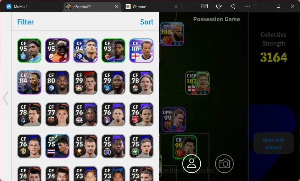 eFootball Accounts Mobile|PW 3164|Epic Gerrard,Raul,Kuyt,Silvestre,Ba image 2