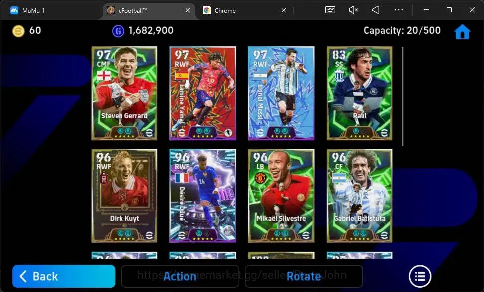 eFootball Accounts Mobile|PW 3164|Epic Gerrard,Raul,Kuyt,Silvestre,Ba image 3