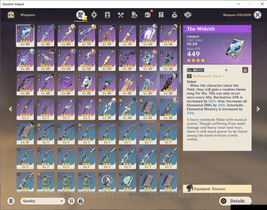 Genshin Impact Accounts ASIA|AR 50|4 Limited+40(*4Character)|Arlecch,Raide image 4