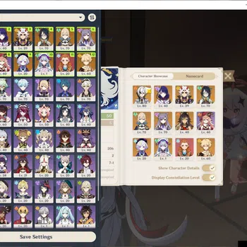 Genshin Impact End Game ASIA|AR 50|4 Limited+40(*4Character)|Arlecch,Raide image 1