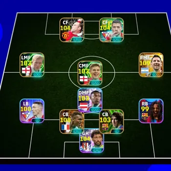 eFootball Accounts Legends & Iconic Players 3200+ Collective Strength ➤ Lionel Messi 109 ➤ Wayne Rooney 104 ➤ Luis Suárez
