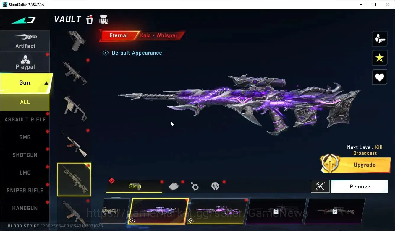 Blood Strike Accounts Others ASIA|ETERNAL KALA-Whisper+1 ULTRA M700-Iridian|3 legendary|NetEase|Check SS|BLS5374 4
