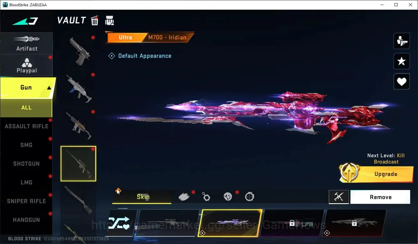 Blood Strike Accounts Others ASIA|ETERNAL KALA-Whisper+1 ULTRA M700-Iridian|3 legendary|NetEase|Check SS|BLS5374 5
