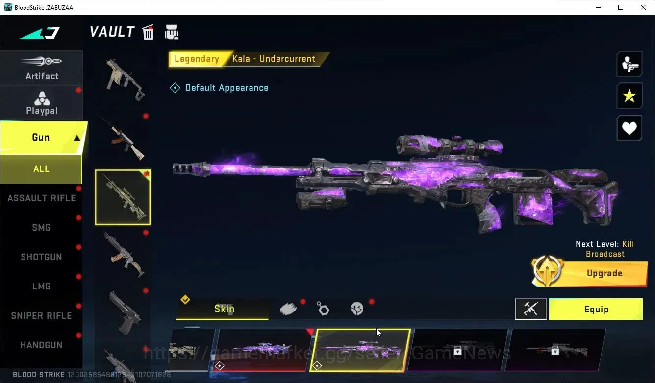 Blood Strike Accounts Others ASIA|ETERNAL KALA-Whisper+1 ULTRA M700-Iridian|3 legendary|NetEase|Check SS|BLS5374 7