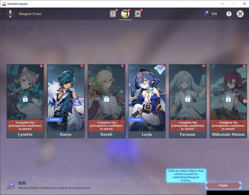 Genshin Impact Accounts ASIA|AR 55|2 Limited +2(*5Weapon)|FlinsC2+Sign,Ine image 13