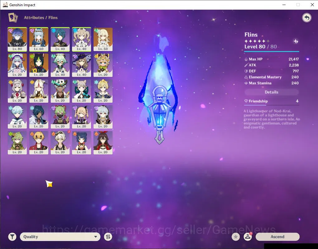 Genshin Impact Accounts ASIA|AR 55|2 Limited +2(*5Weapon)|FlinsC2+Sign,Ine image 3