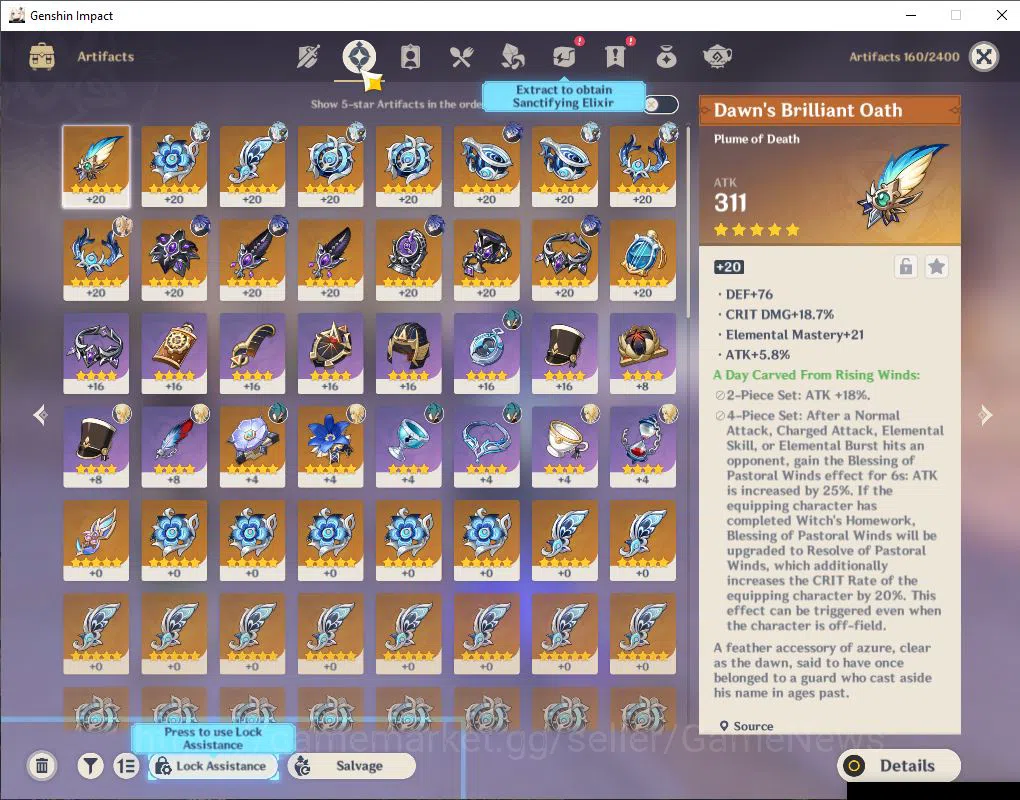 Genshin Impact Accounts ASIA|AR 55|2 Limited +2(*5Weapon)|FlinsC2+Sign,Ine image 6