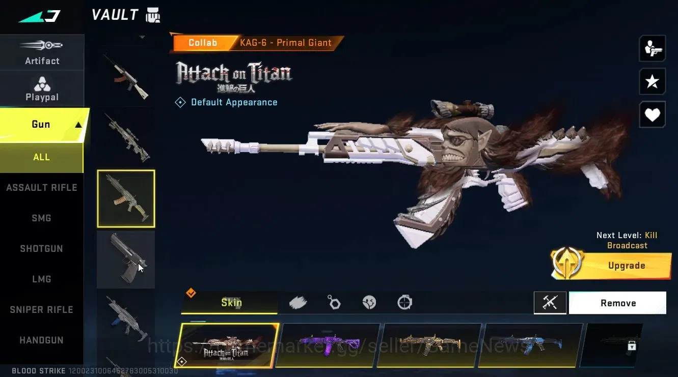 Blood Strike Accounts ASIA|Collab EVA[KATYA-EVA02]+AOT[Mikasa,KAG6,M700] image 15