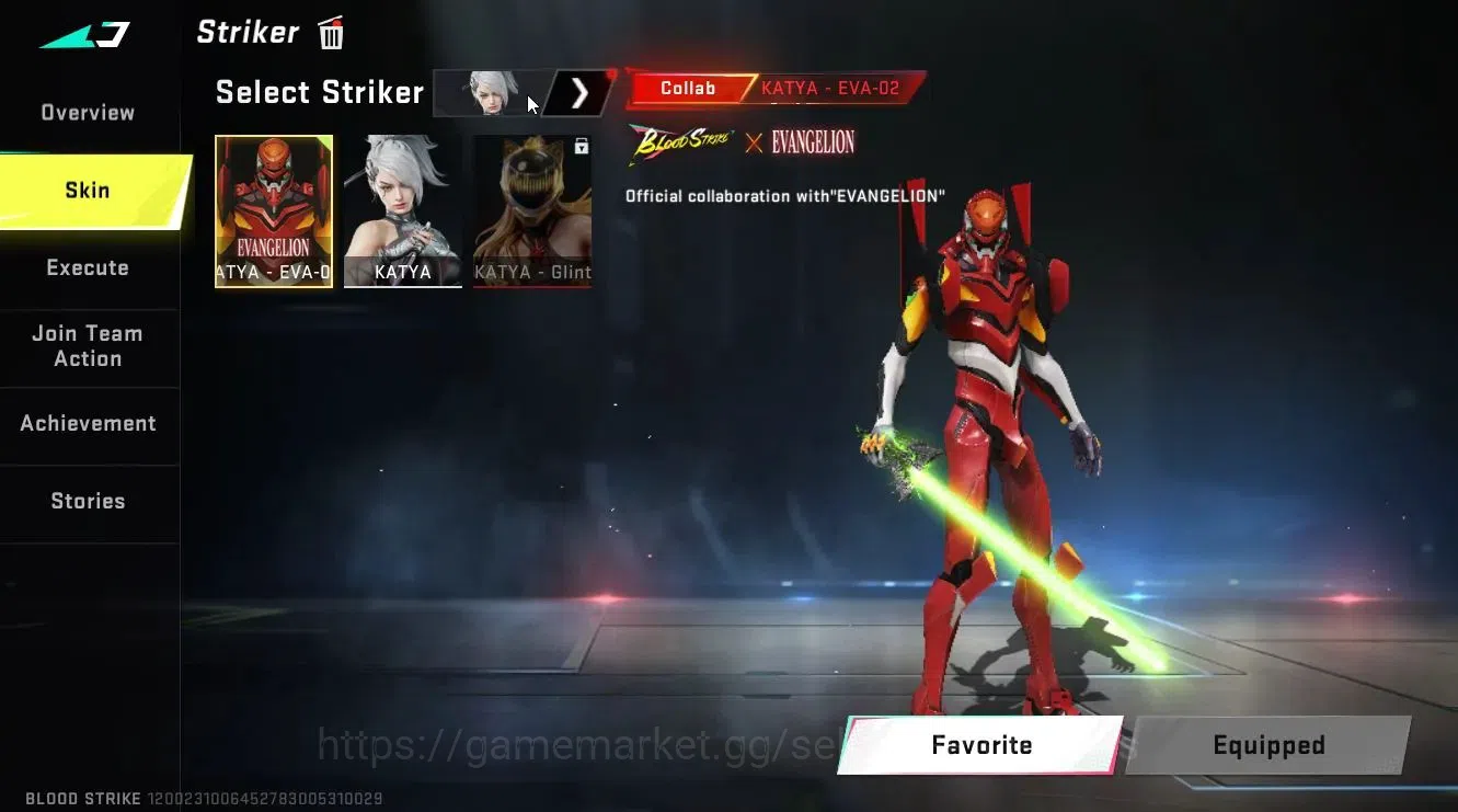 Blood Strike Accounts ASIA|Collab EVA[KATYA-EVA02]+AOT[Mikasa,KAG6,M700] image 9