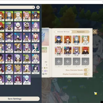 Genshin Impact Accounts Others ASIA|AR 55|5 Limited [Mavuika,Flins,Ineffa,Vesna,Varesa]+Mona,Keqing C1,Diluc,Mizuki|3*5