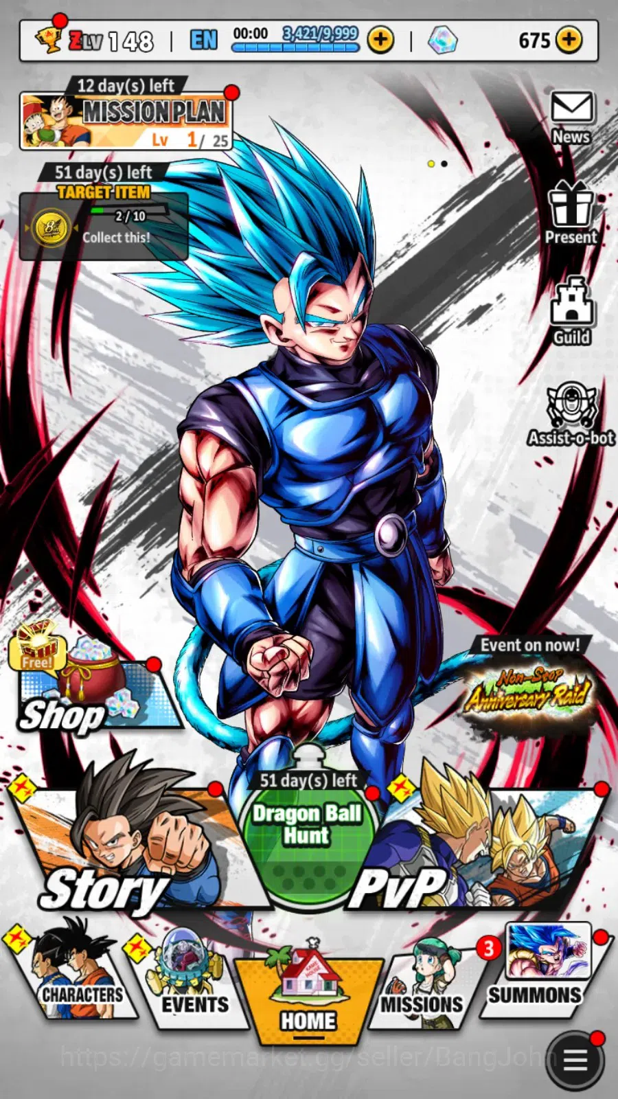 Dragon Ball Legends Accounts Android|Lv 148|143M Total Power|1 LR|5 UL|LR Broly image 16