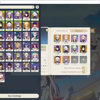 Genshin Impact Accounts Others ASIA | AR 54 | 4 Limit + 6 (*5Weapon) | (Arlecchino C2)+Sign,Nicole,Raiden Shogun,Furina