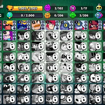 Brawl Stars Accounts Unknown|1005 Trophy|17 Brawlers 3 Max Lv|1 Epic Sk image 1