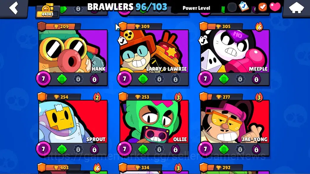 Brawl Stars Accounts 44143 Trophy|96 Brawlers 20 Max Lv|UL KAZE & SIRIU image 15