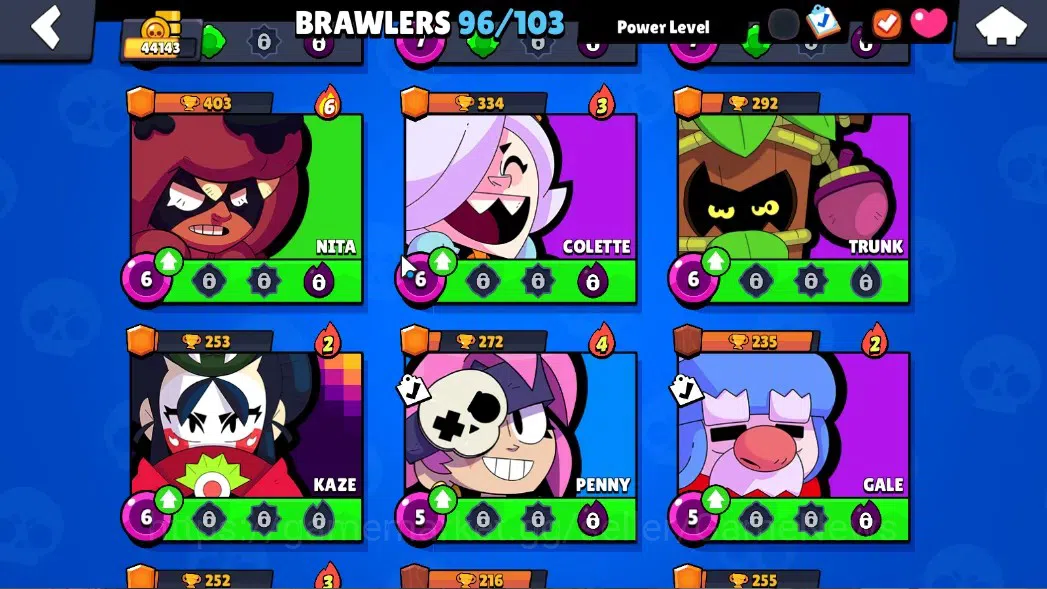 Brawl Stars Accounts 44143 Trophy|96 Brawlers 20 Max Lv|UL KAZE & SIRIU image 16