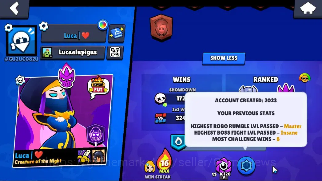 Brawl Stars Accounts 44143 Trophy|96 Brawlers 20 Max Lv|UL KAZE & SIRIU image 3
