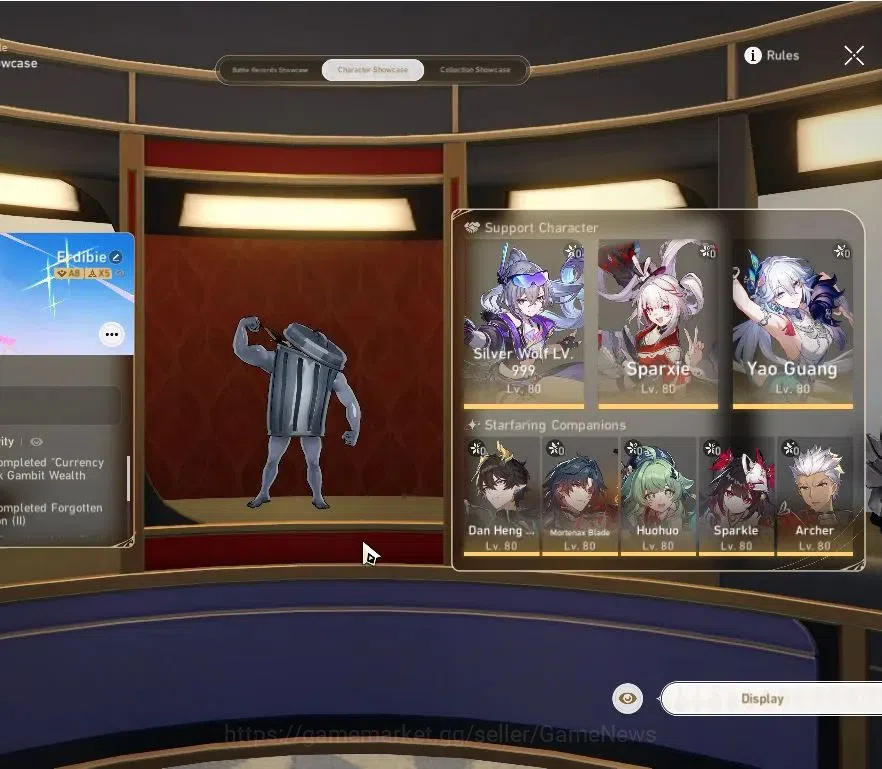 Honkai Star Rail Accounts Others Asia|TL 70|11 Limited|1 Prem Team|(SW999,YaoGuang,Sparxie)+Sign,M Blade,Dahlia Etc|5k 2