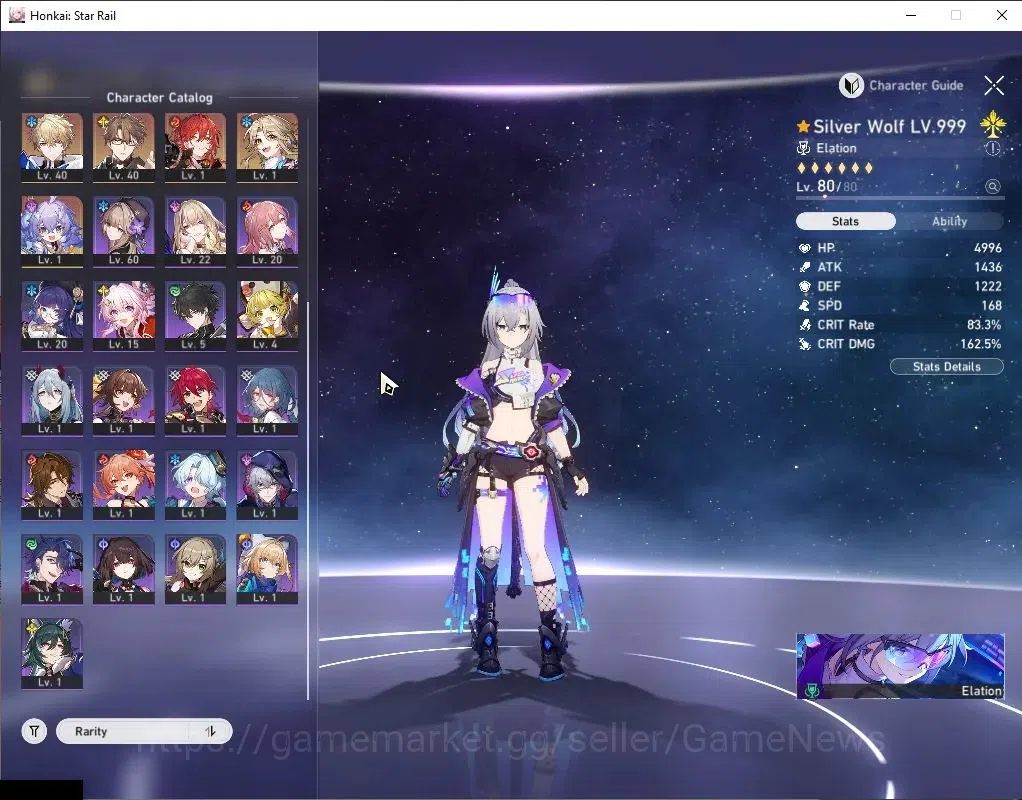 Honkai Star Rail Accounts Others Asia|TL 70|11 Limited|1 Prem Team|(SW999,YaoGuang,Sparxie)+Sign,M Blade,Dahlia Etc|5k 5