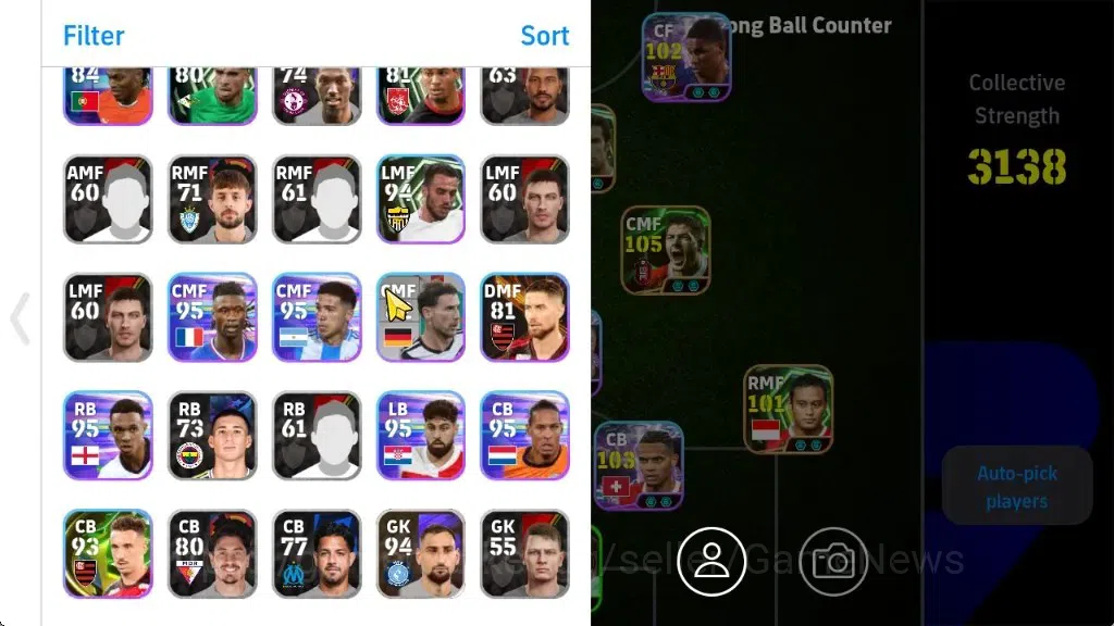 eFootball Accounts Android|Luis Figo,Rui Costa,Stevan Gerard,Manuel A image 3
