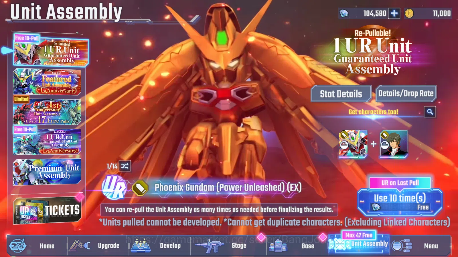 SD Gundam G Generation ETERNAL Accounts Global Rank 1 | FreshStory | 100+K Diamond, Select image 6