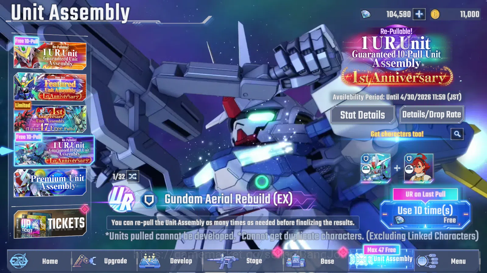 SD Gundam G Generation ETERNAL Accounts Global Rank 1 | FreshStory | 100+K Diamond, Select image 7