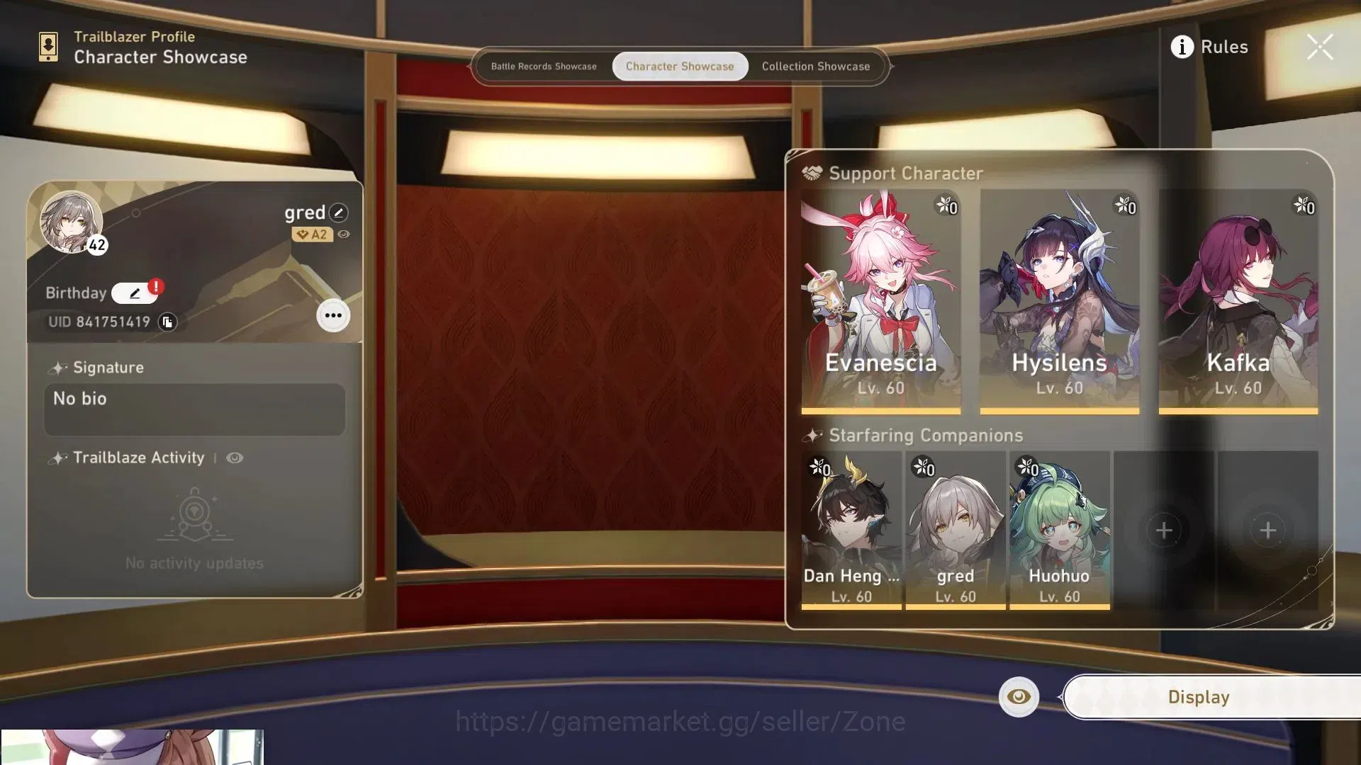 Honkai Star Rail Accounts ASIA|TL42|Huohuo Lv60, Kafka Lv60, Hysilens Lv60, image 2