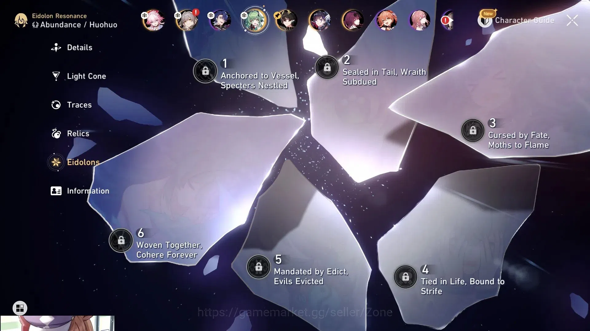 Honkai Star Rail Accounts ASIA|TL42|Huohuo Lv60, Kafka Lv60, Hysilens Lv60, image 5
