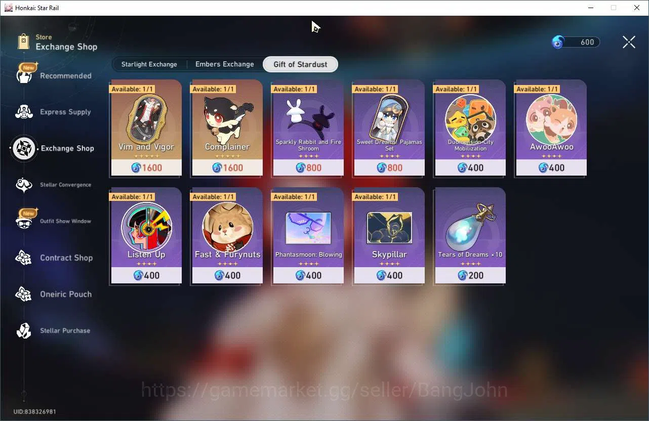 Honkai Star Rail Accounts ASIA | TL42 | Tribbie, Yao Guang, Dan Heng PT | Hi image 10