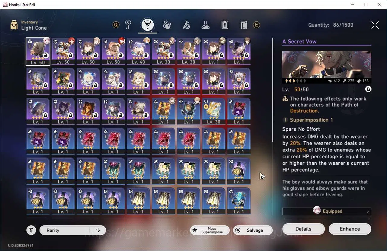 Honkai Star Rail Accounts ASIA | TL42 | Tribbie, Yao Guang, Dan Heng PT | Hi image 3