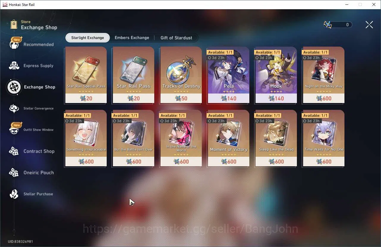 Honkai Star Rail Accounts ASIA | TL42 | Tribbie, Yao Guang, Dan Heng PT | Hi image 8