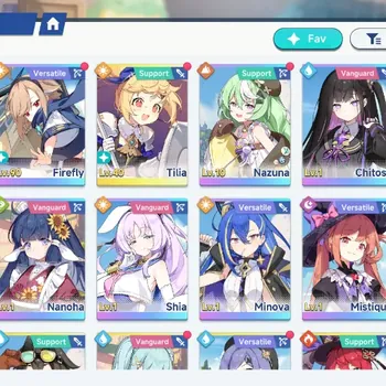 Stella Sora Accounts Global Lv 43|10 SSR,4 Limited|(Noya T3+Sign,Firefly T1+Sign,Shia +Sign,Chitose,Nazuna T3,Etc)+Select