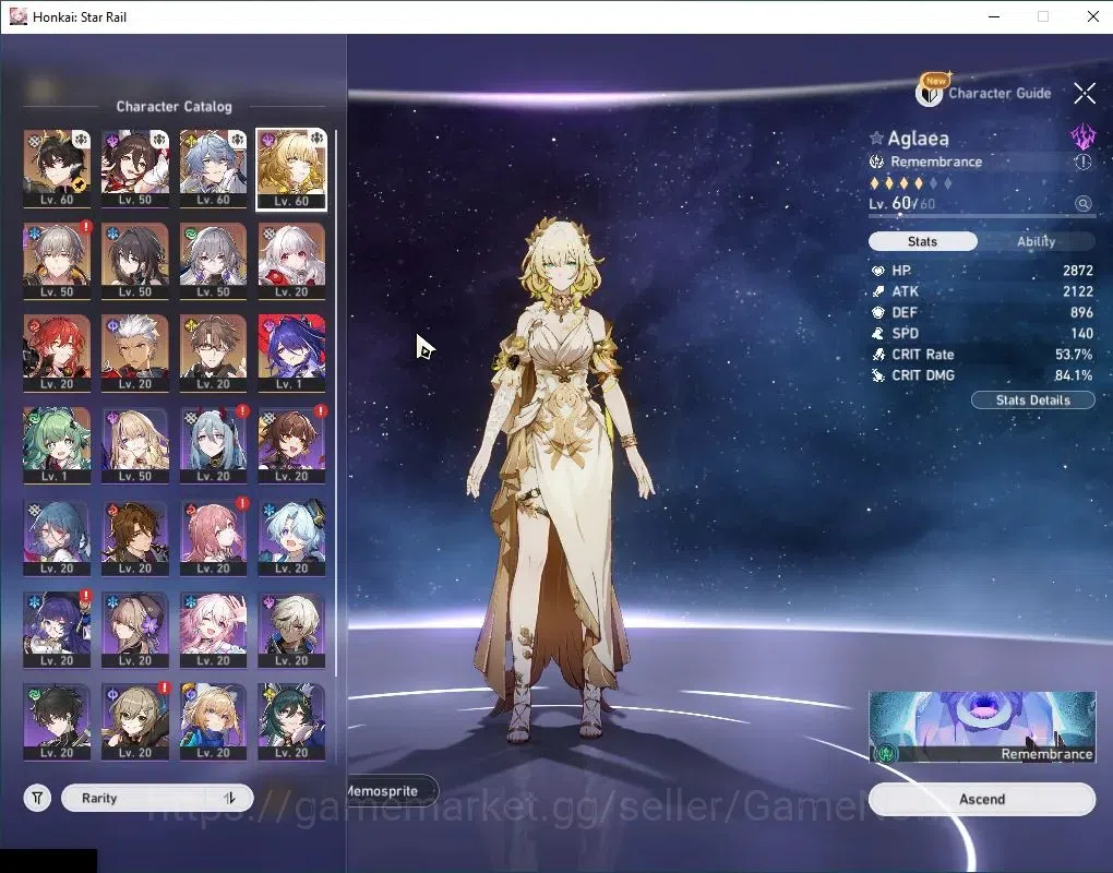 Honkai Star Rail Accounts Asia|TL 50|7 Limited|Sunday,Aglaea,Acheron,Huohuo, image 4