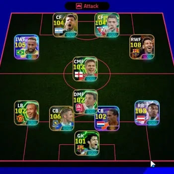 eFootball Accounts Legends & Iconic Players Android|Big Time Lionel Messi (MSN)|14 Epic Gary Cahill,Luis Suarez,Sergio