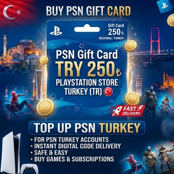 PlayStation Gift Cards PSN Gift Card TRY 250 (TRY) image 1