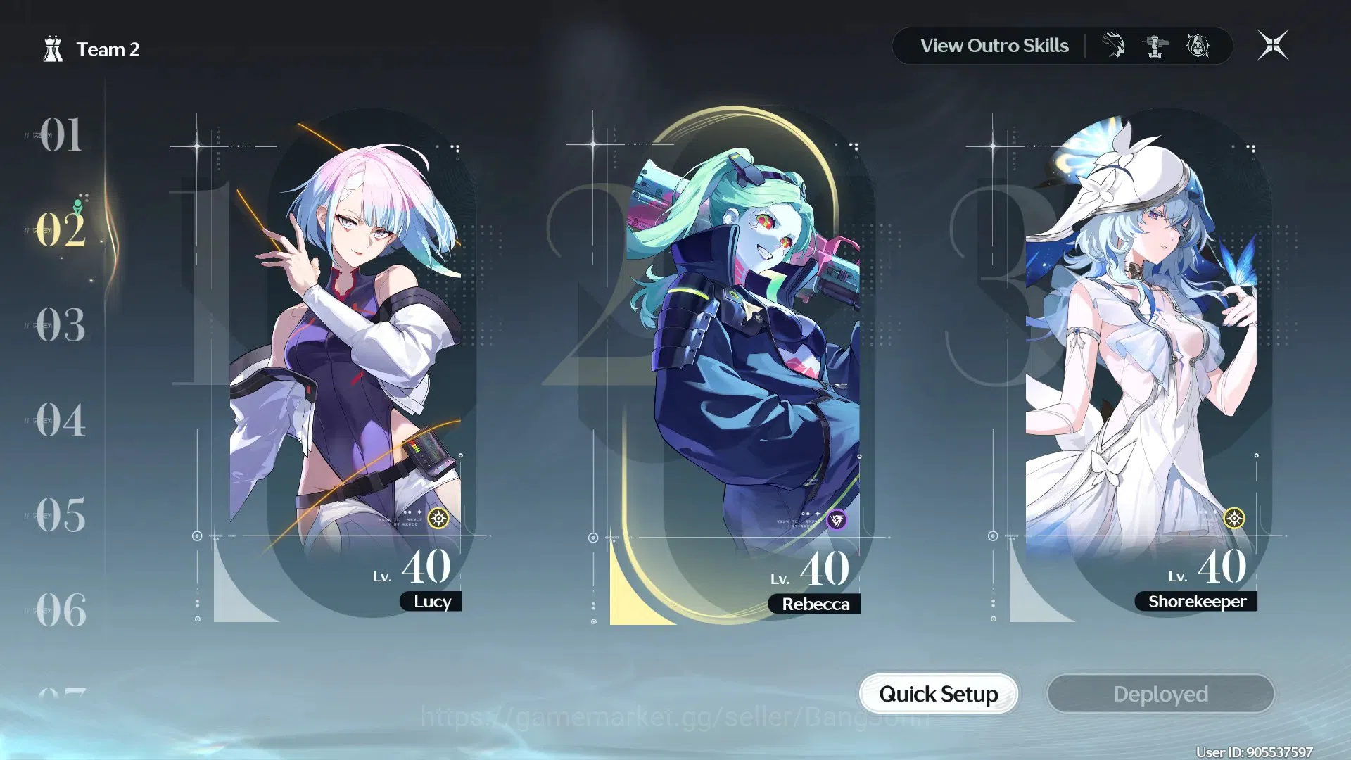 Wuthering Waves Accounts SEA|UL 29|Rank 2|3 Char Limited [Lucy,Shorekeeper, image 15