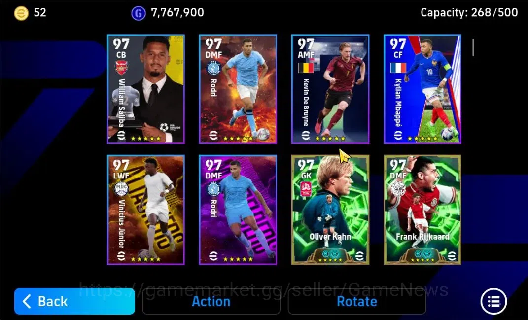 eFootball Accounts Android|Oliver Kahn,Gabriel Batistuta,Dimitar Berb image 18