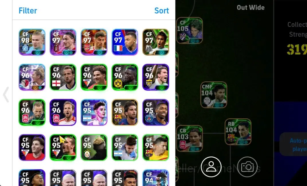 eFootball Accounts Android|Oliver Kahn,Gabriel Batistuta,Dimitar Berb image 2