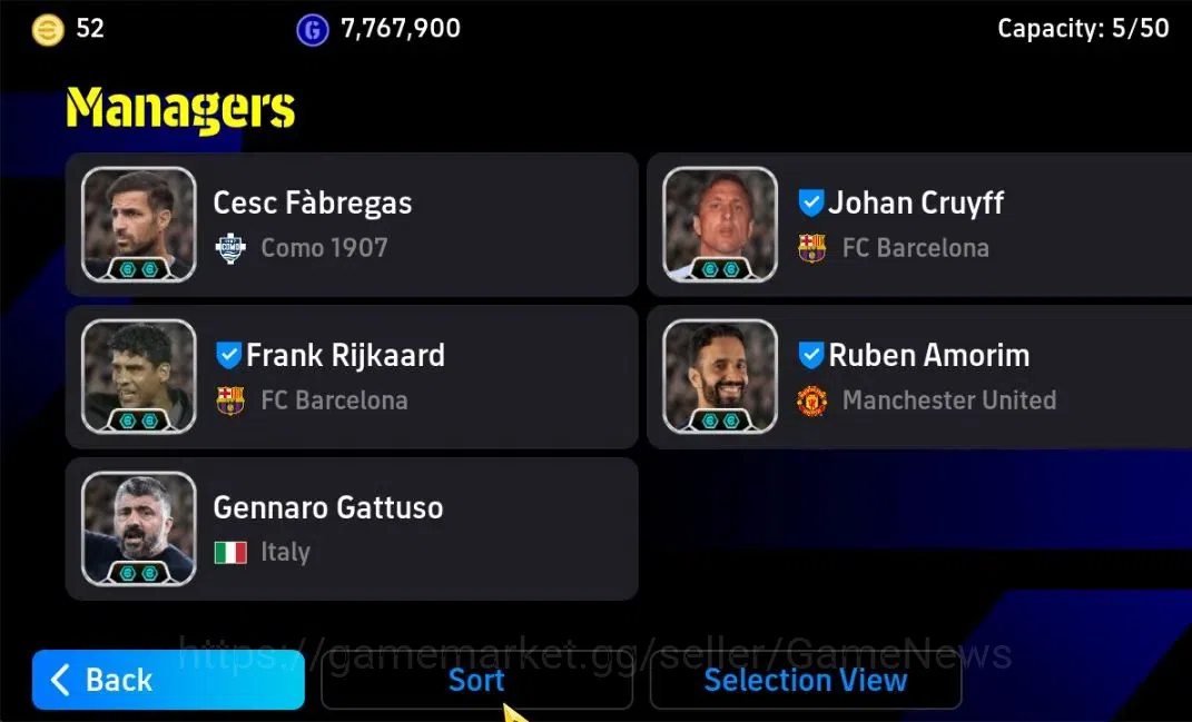 eFootball Accounts Android|Oliver Kahn,Gabriel Batistuta,Dimitar Berb image 4