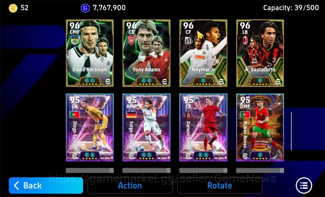 eFootball Accounts Android|Oliver Kahn,Gabriel Batistuta,Dimitar Berb image 8