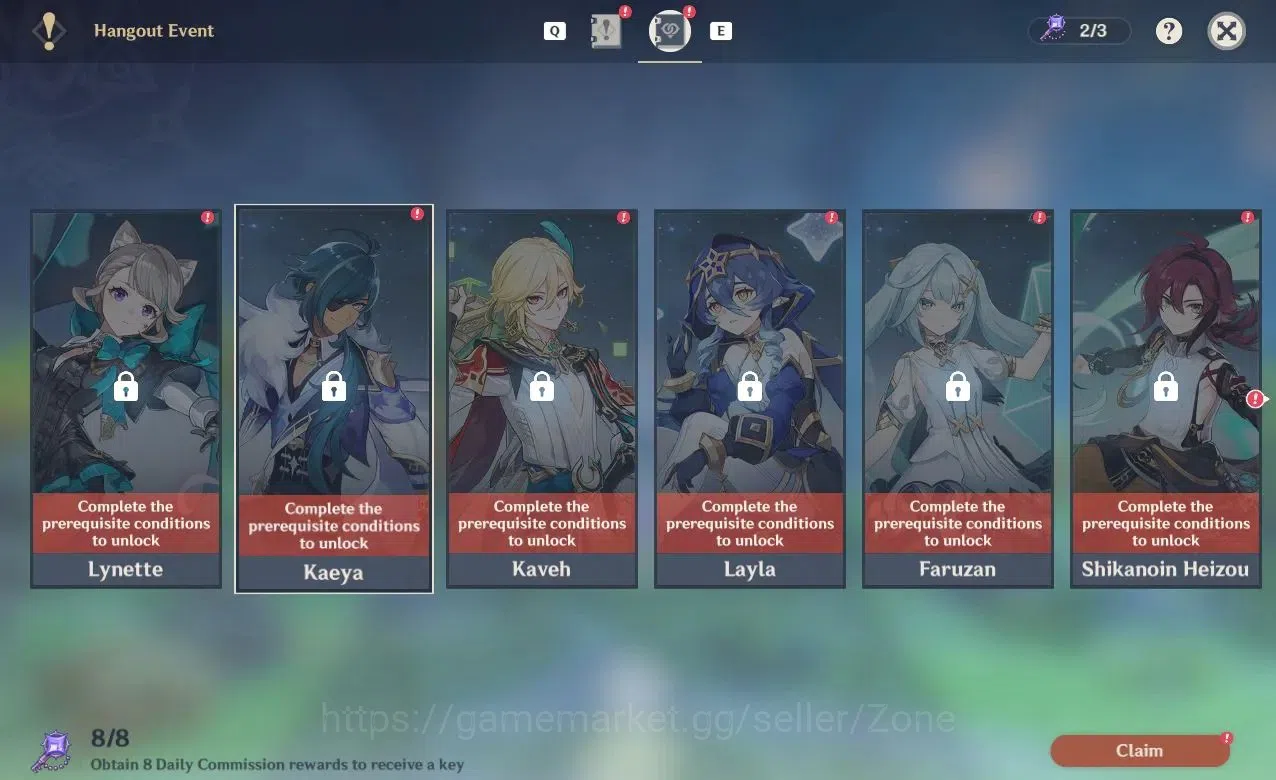Genshin Impact Accounts |AR 44|WL5|4 Limited(Mavuika,Ineffa,Xianyun,etc)|U image 13
