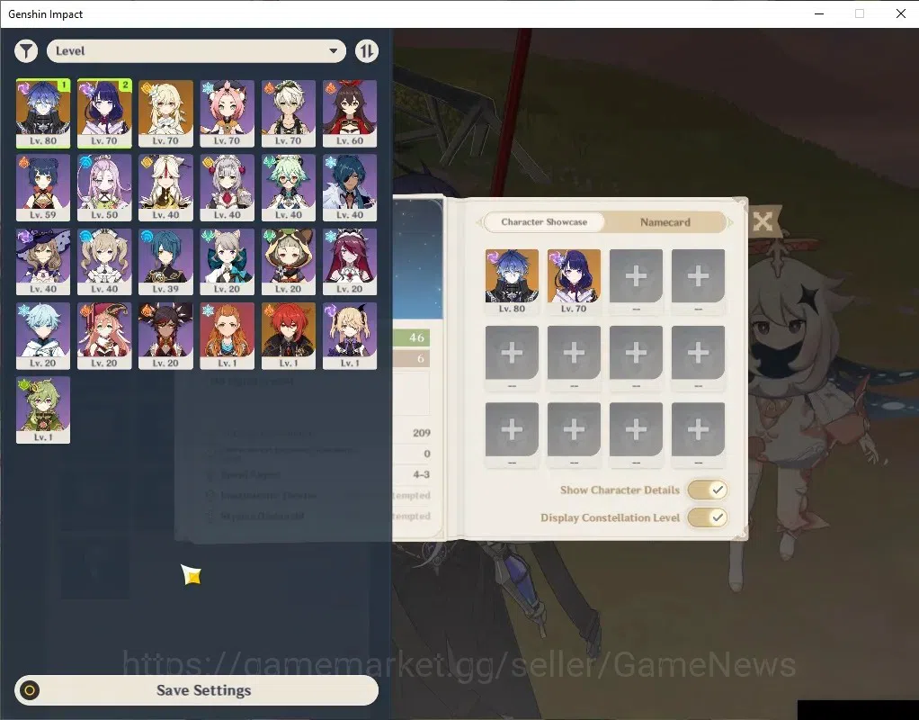 Genshin Impact Accounts ASIA |AR 46 |2 (*5 Character) |2 Limited Flins,Rai image 1