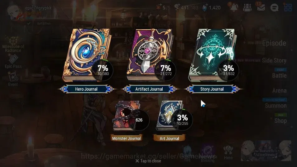 Epic Seven Accounts GLOBAL Unverif|New Era|2 ML(Rhiana NLucel,Commande image 3