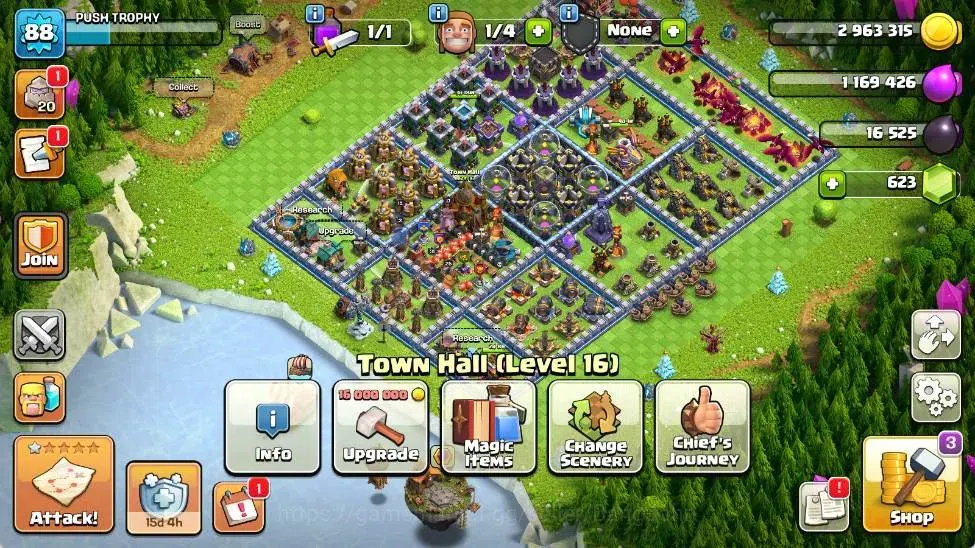 Clash of Clans Accounts Global | TH 16-BH 7 | LVL 88 | HH 9 | AQ 31 ,MP 22 image 2