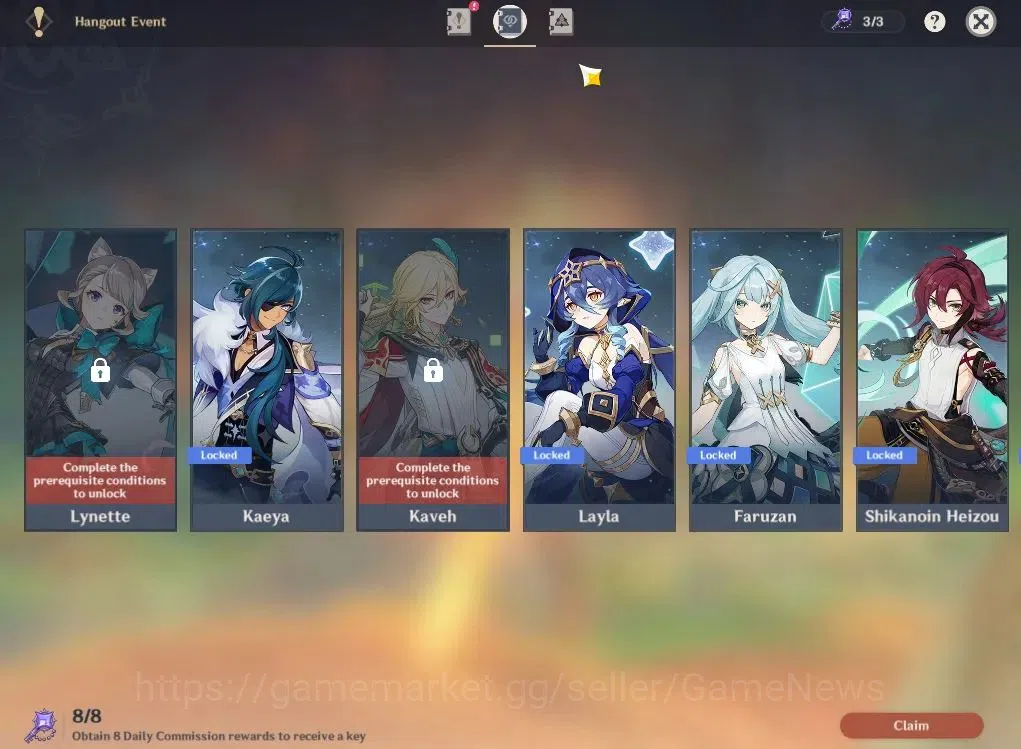 Genshin Impact Accounts Asia|AR57|8Limited+6(*5WP)|Kinich,Mavuika+sign,Kaz image 17