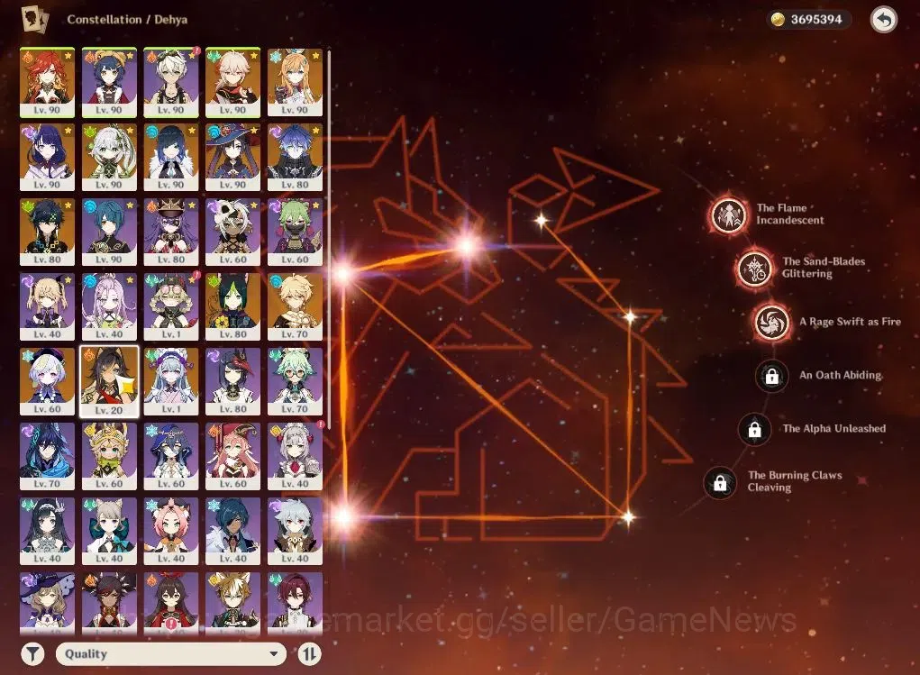 Genshin Impact Accounts Asia|AR57|8Limited+6(*5WP)|Kinich,Mavuika+sign,Kaz image 8