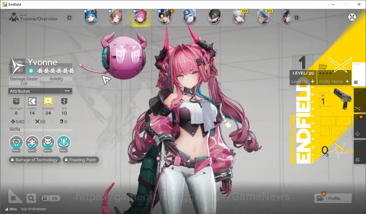 Arknights: Endfield Accounts [Asia] [Starter] Lv 9| 1 Limit 3 SSR (Yvonne,Last  image 2