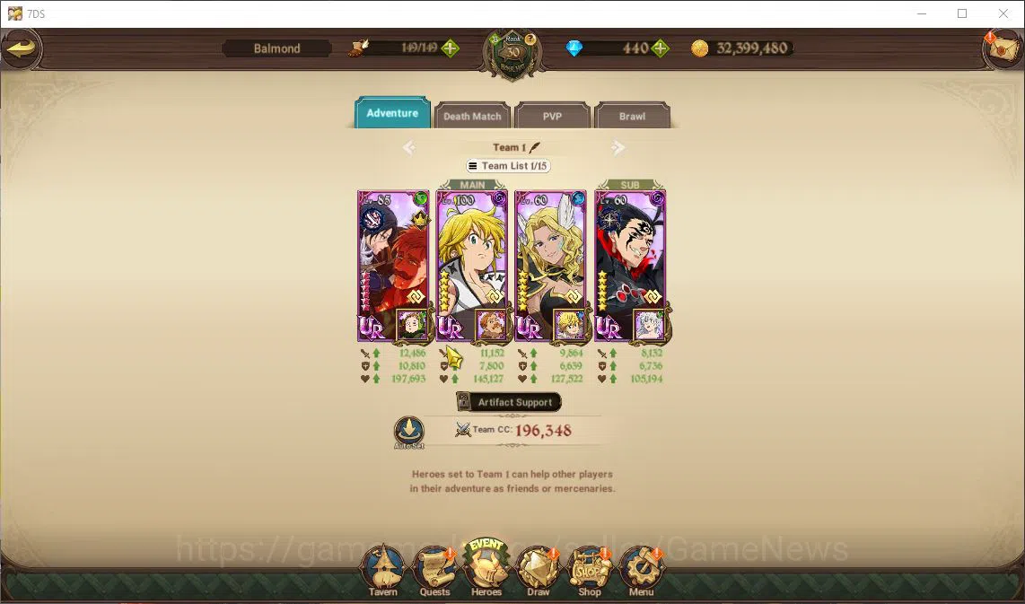 The Seven Deadly Sins: Grand Cross Accounts Global | 1,6 M CC | 440 Dm+1 Seventh Spring Box | image 12
